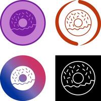 Doughnut Icon Design vector