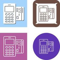 Card Machine Icon Design vector