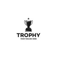 Creative and unique trophy Logo design. Suitable for your design need, logo, illustration, animation, etc. vector