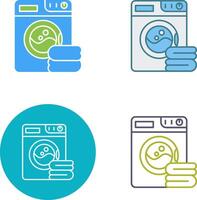 Washing Machine Icon Design vector