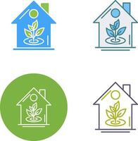 Plant Icon Design vector