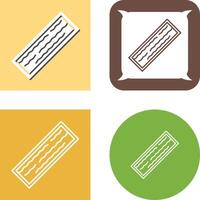 Plank Icon Design vector