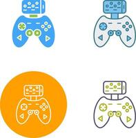 juego controlador icono diseño vector