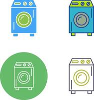 Washing Machine Icon Design vector