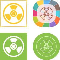 Nuclear Icon Design vector