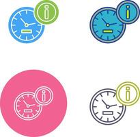 Clock Icon Design vector