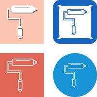 Paint Roller Icon Design vector