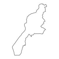busia condado mapa, administrativo división de Kenia. ilustración. vector