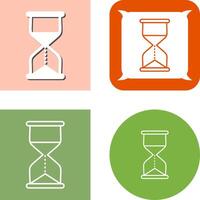 Hourglass Icon Design vector