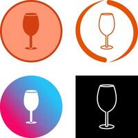 Wine Glass Icon Design vector