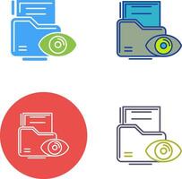 Data Visualization Icon Design vector