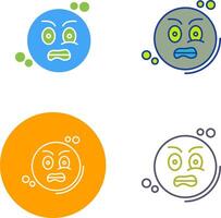 Grimacing Icon Design vector