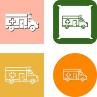 Ambulance Icon Design vector