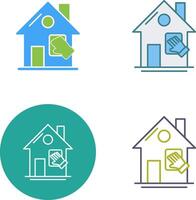 House Cleaning Icon Design vector