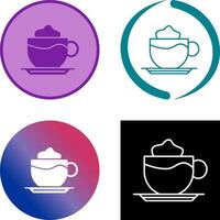 Latte Icon Design vector