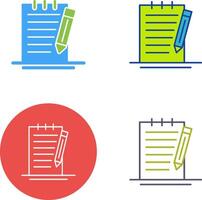 Check Up List Icon Design vector