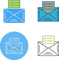 Check List Icon Design vector