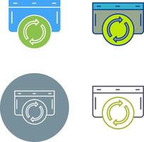 Refresh Icon Design vector