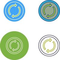 Loop Icon Design vector