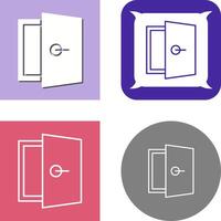 Door Icon Design vector