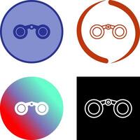 Binoculars Icon Design vector