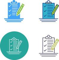 Check List Icon Design vector