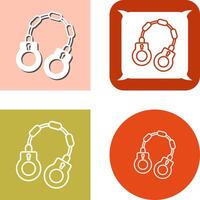 Handcuff Icon Design vector