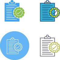 Check List Icon Design vector