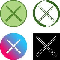 Pool Cue Icon Design vector