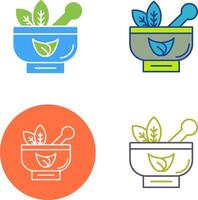 Ayurvedic Icon Design vector