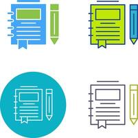 Journal Icon Design vector