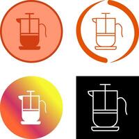 French Press Icon Design vector