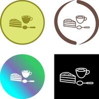 café servido icono diseño vector