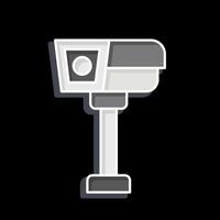 Icon CCTV. related to Security symbol. glossy style. simple design illustration vector