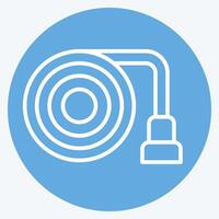 Icon Hose. related to Security symbol. blue eyes style. simple design illustration vector