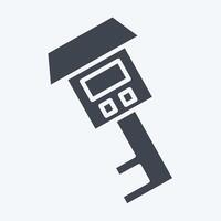 Icon Key 3. related to Security symbol. glyph style. simple design illustration vector