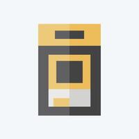 Icon ATM. related to Security symbol. flat style. simple design illustration vector