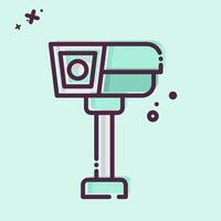 Icon CCTV. related to Security symbol. MBE style. simple design illustration vector