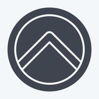 Icon Shield. related to Security symbol. glyph style. simple design illustration vector