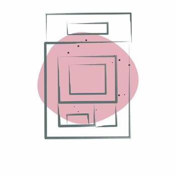 Icon ATM. related to Security symbol. Color Spot Style. simple design illustration vector