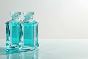 Mouth wash bottles photo