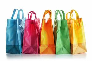 Reusable shopping bags photo