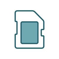 sd card icon design template simple and clean vector