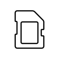 sd card icon design template simple and clean vector