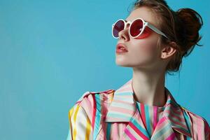 Girl Wearing Sunglasses photo