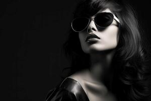 South Asian Girl Wearing Sunglasses photo