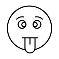 Visually perfect dumb emoji icon design, easy to use and download vector