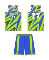 Jersey basketball template design. Basketball uniform mockup design. Concept design basketball jersey. vector