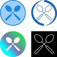 Spoons Icon Design vector