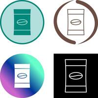 Coffee Packets Icon Design vector